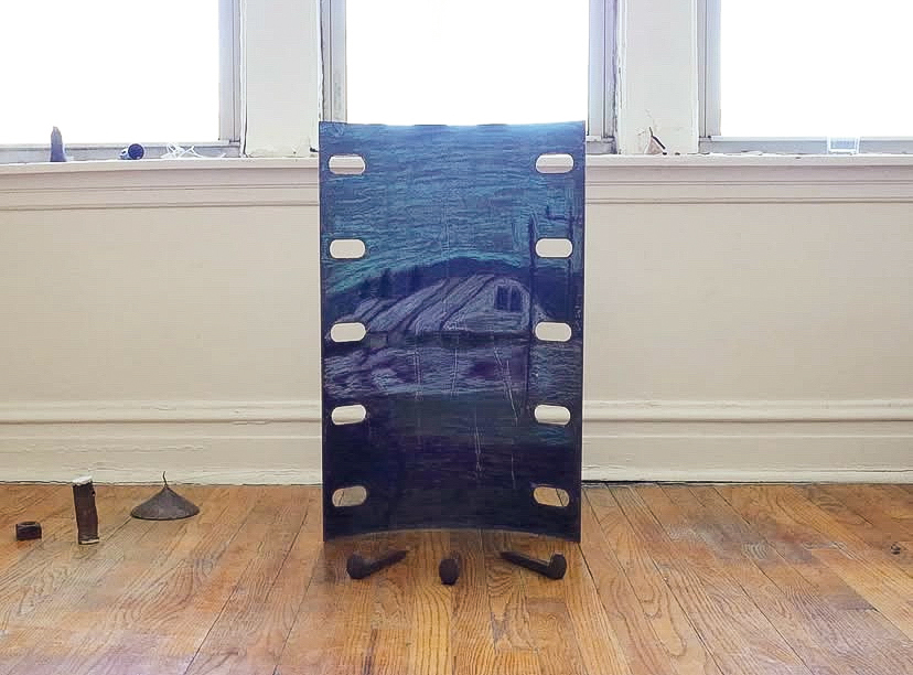 And a Cold Wind Blows, installation view at Gallery 4009 (detail)